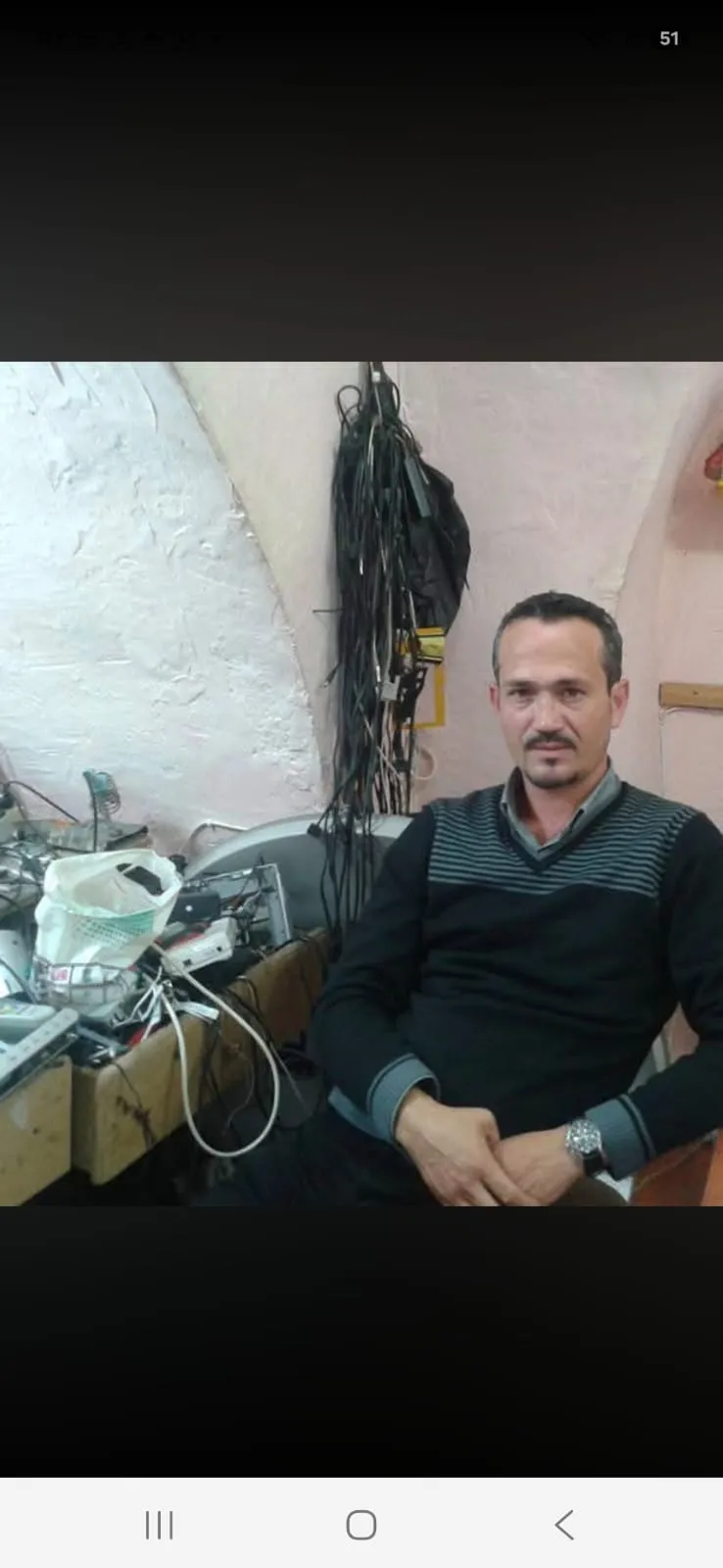 Zouher Tabikh inside the Z-Fix workshop during an earlier chapter
